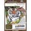 ROYAL LANGNICKEL  Раскраска по номерам на Холсте "Затаившийся тигр", 22.9х30.5 см, акрил